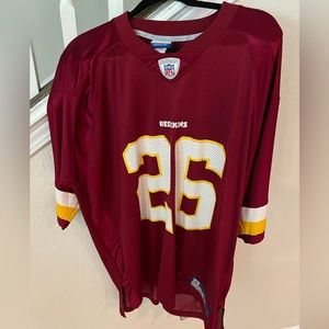 Vintage Clinton Portis 26 Washington Redskins Men’s XL Reebok NFL Jersey